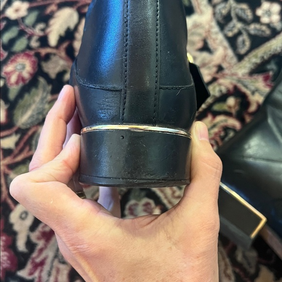 Tory Burch Black Leather Heeled Boots - Picture 11 of 16